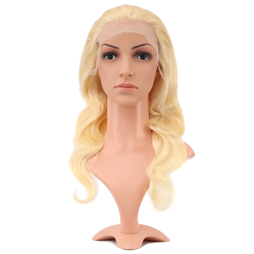Gerçek Front Lace Dalgalı Platin Tül Peruk - 60-65cm